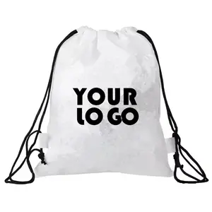 Logo stampato personalizzato zaini con coulisse in tessuto Non tessuto per Shopping Tote Bag per palestra Beach Travel scalate regali promozionali aziendali economici