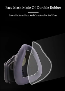 Mascarilla antipolvo de media cara con certificación CE, OEM y ODM, gran descuento, respirador de media cara para entornos polvorientos, respirador con filtro de seguridad - Product Image 4