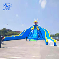 Toboggan aquatique géant gonflable en PVC en forme de tête de dragon pour adultes, certifié CE, couleur personnalisable, pour écoles et extérieur