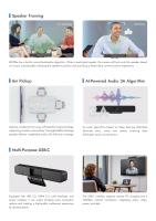 Sistem Konferensi Video Kamera Ultra HD 5x EPTZ 4K BF Mikrofon/Speaker Pelacak Suara All in One Video Bar