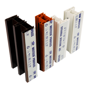 Trung Quốc PVC đùn trượt khung cửa sổ uPVC hồ sơ thép gia cố nhựa nhiều lớp cửa sổ chất lượng uPVC hồ sơ - Product Image 6