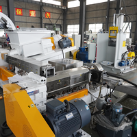 Machine de granulation de PVC, machine de fabrication de granulés de plastique Caco3, machine à double vis pour granulés de PVC