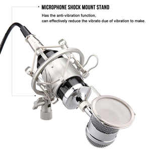 GAM-860E micrófono de condensador profesional estudio de grabación micrófono de condensador con <span class=keywords><strong>el</strong></span> enchufe de 3,5mm soporte para KTV <span class=keywords><strong>Karaoke</strong></span> - Product Image 4