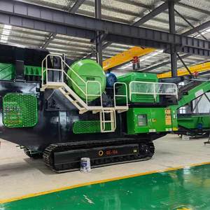 Công suất lớn 100-300 TPH theo dõi đá Máy nghiền hàm di động Crawler máy nghiền đá thực vật để bán - Product Image 3