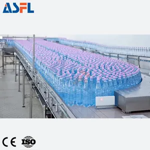 Bottling Machine Complete Automatic Production Line / Bottling Plant 3 In 1 Bottle Pure Mineral Spring Drinking Water Filling Ma