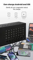 300W 5V 2A 20 50 80 100Ports USB Power Station Multifonction USB Fast Phone Charger Adapter