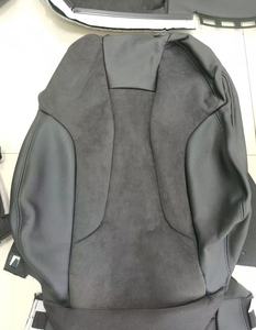 <span class=keywords><strong>Coprisedili</strong></span> per <span class=keywords><strong>Audi</strong></span> <span class=keywords><strong>A3</strong></span> Sportback, Anteriori e Posteriori, in Alcantara o Scamosciato, Design Hatchback con Dettagli in Pelle - Product Image 4