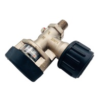 Vanne SCBA KHF-30B avec verrouillage automatique de jauge 30MPa DN3 pour cylindre de lutte contre l'incendie M18 * 1.5