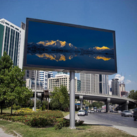 Papan Reklame Digital LED untuk Gedung, Layar LED Luar Ruangan untuk Fasad Gedung, Layar LED Kreatif 3D, Layar Papan Reklame LED 3D
