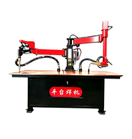Machine de soudage par points à plateforme à bras oscillant avec table de contact pour armoires électriques, coffrets de commutation, boîtes de commande