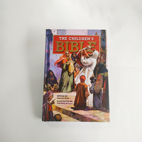 Libro de tapa dura personalizado niños inglés cristiano libros Biblia historia estudio diario libros servicio de impresión