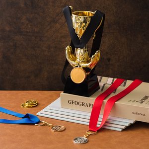 Màu sắc tươi sáng tùy chỉnh in dây buộc cho huy chương thể thao trò chơi của công ty và Đại Học cạnh tranh số lượng lớn trật tự huy chương dây buộc - Product Image 5