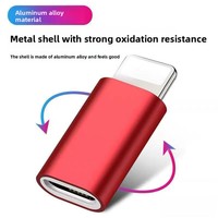 Adaptateur USB C vers Micro USB en alliage d'aluminium, convertisseur de transfert de données et de charge rapide AC/DC pour smartphones et tablettes Android