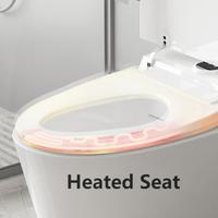 WC intelligent en céramique monobloc H-029 modèle B, à poser au sol, avec télécommande et siège chauffant, pour hôtel