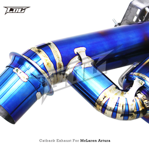 Échappement Catback en Titane Sur Mesure pour McLaren Artura Spider 3.0T 2023-2025 avec Contrôle de Soupape OEM, Son Agressif, Installation Bolt-On - Product Image 6