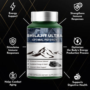 Shilajit asli Label pribadi Ultra Kapsul murni Himalaya Shilajit + ekstrak Herbal pil potensi Optimal untuk kekebalan & vitalitas - Product Image 3