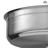 Ensemble de casseroles et poêles en gros, 9 pièces, style turc, cuisine en acier inoxydable, batterie de cuisine, ensemble de batterie de cuisine à induction personnalisable
