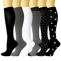 Chaussettes de compression athlétiques pour femmes, personnalisées en gros, pour infirmières