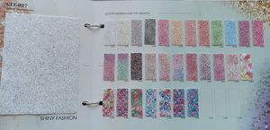 Tissu en vinyle brillant recyclé, microfibre PU, tissu pailleté, cuir synthétique épais pour la fabrication de chaussures et de sacs - Product Image 4