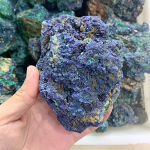 Venta al por mayor duro <span class=keywords><strong>azul</strong></span> <span class=keywords><strong>azurita</strong></span> cristal piedra <span class=keywords><strong>azurita</strong></span> y malaquita de minerales, para la decoración de la casa - Product Image 5