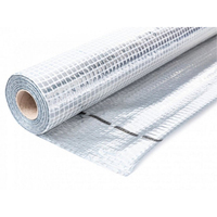 Barrière vapeur OEM 1,5*50m, membrane en aluminium imperméable et isolante thermiquement