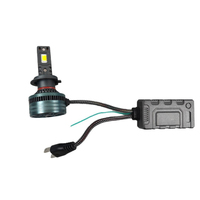 Phares de voiture LED haute puissance transfrontaliers super lumineux, application smartphone, télécommande, réglage de la température de couleur, trois couleurs
