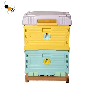 2 Layers Polystyrene Langstroth Beehive Boxes Bee House Plastic Poly Bee Hive For Bees