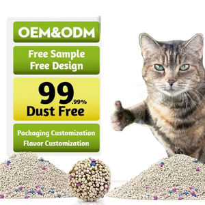 Arena para Gatos de Bentonita Degradable de Alta Calidad, 5L, Antiadherente, Bajo en Polvo, Aglutinación Rápida, Forma de Bola, Marca GUDING para Baño - Product Image 1