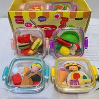 Gomme à effacer en forme de dessin animé d'astronaute, détachable et assemblable, thème dessert, cadeau mignon et créatif pour la Journée des enfants