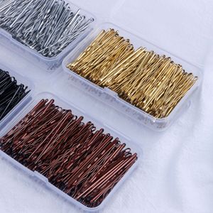 Moda YiLiBer 5cm Pequeño transfronterizo Venta caliente negro horquilla recta pinza de pelo redonda tocado 150 unids/caja horquillas - Product Image 2