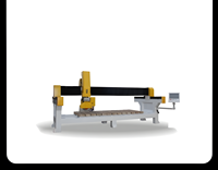 Machines à pierre Scie à pont automatique Machine à découper la pierre CNC en marbre granit, utilisée pour les dimensions de coupe à plat