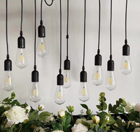 Décoration de fête et de mariage moderne de bonne qualité, ampoule lumineuse suspendue, luminaire LED suspendu AC IP65, directement de l'usine