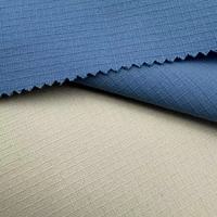 Tissu d'habillement Ripstop 100% Polyester 75D Haute Élasticité, 0.2 Blocs, Poids Moyen, Résistant aux Taches
