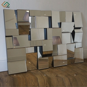 Sang trọng nổi <span class=keywords><strong>3D</strong></span> Glass tường gương Đối với trang chủ decors - Product Image 5