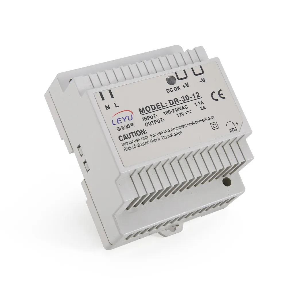 Alta qualidade dr-30-5 30w 5v ac a dc fácil de instalar din rail fonte de alimentação