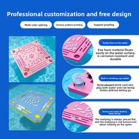 Meilleure Vente Nouveauté Été Tapis de Mahjong Moderne en EVA Flottant Imperméable Pliable pour Jeu de Société et Divertissement en Bord de Piscine