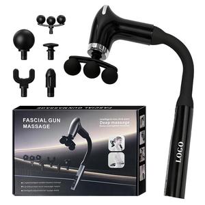 2025 New Portable Back Pain High Quality Back and Neck Massager Gun with 5 Heads & 9 Speed Levels - Product Image 3