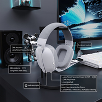ATTACKSHARK L80PRO Headset Gaming Nirkabel Tri-Mode Mikrofon Ganda yang Dapat Dilepas Headphone Ringan Driver 40mm