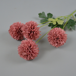 Gran oferta, crisantemo de seda Artificial para graduación, día de la madre, Mesa para el hogar, pieza central, decoración para fiesta de boda, Ping Pong - Product Image 2