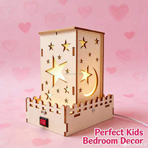 Kit de Manualidades de Rompecabezas de Madera 3D Creativo, Luces de Estrellas Coloridas, Kit de <span class=keywords><strong>Arquitectura</strong></span> Científica para Hacer uno Mismo - Product Image 6