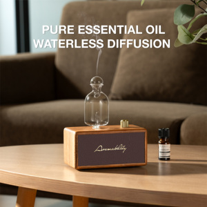 Luxury Pure Nature Wood Essential <b>Oil</b> <b>Diffuser</b> Ultrasonic Aroma Scent <b>Diffuser</b> Tabletop Household 30ml Capacity - Product Image 4