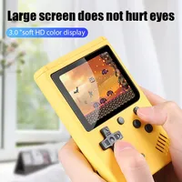 Console de jeu vidéo portable rétro miniature 8 bits avec écran LCD couleur de 3,0 pouces, lecteur de jeux pour enfants avec 500 jeux intégrés pour enfants, Game Boy