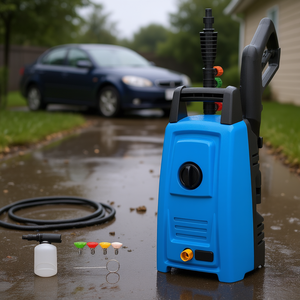 Hidrolavadora Eléctrica de Alta Presión 1900 Psi 1.8 Gpm con 4 Boquillas para Limpieza de Autos y Exteriores - Product Image 2