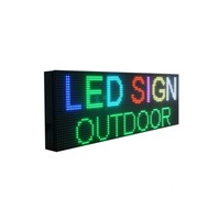 Tablero de señal de mensaje móvil Led programable con mensajes de cambio de Software de Pc P10mm Tablero de señal de mensaje de desplazamiento programable Led