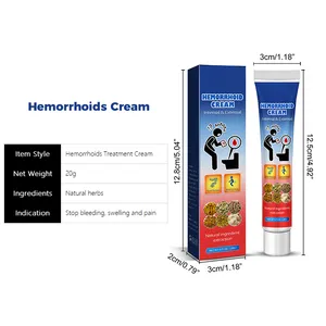 2024 strong traditional buttock best soothing effective chinese ointment oem piles herbal treatment cream for hemorrhoids