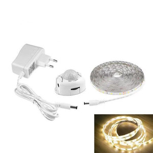Motion Sensor LED <strong>Under</strong> Cabinet <strong>Light</strong> <strong>Bed</strong> Night <strong>Light</strong> 1M-5M LED Strip Night Sensor Lamp With 110V-220V to 12V Power Adapter - Product Image 2