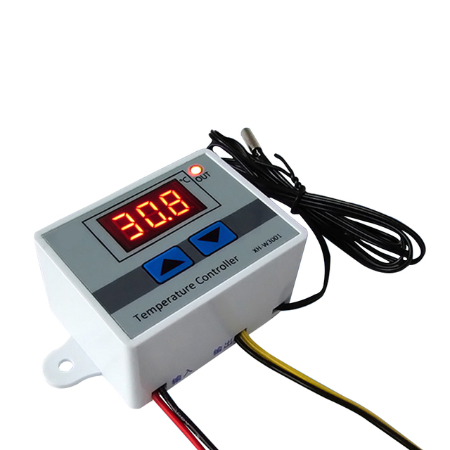 XH-W3001 Digital Thermostat for Incubator Temperature Controller 110V-220V 10A Thermoregulator Temperature Tester 12V