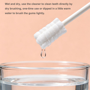 Cepillo <span class=keywords><strong>de</strong></span> Dientes Desechable <span class=keywords><strong>de</strong></span> Gasa Suave Personalizado <span class=keywords><strong>para</strong></span> Limpieza Bucal Mensual <span class=keywords><strong>de</strong></span> Bebés, <span class=keywords><strong>de</strong></span> Venta Caliente - Product Image 5