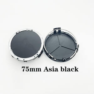 Enjoliveurs et capuchons centraux de couverture de roue de voiture d'ABS 75mm pour W204 W211 W212 W220 W124 C E S CLA GLA GLC GLE Modèles - Product Image 2