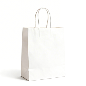 Sac en papier kraft texturé de luxe, fournisseur direct, idéal pour les aliments gastronomiques, les cadeaux de luxe et l'emballage haut de gamme pour boutiques - Product Image 1